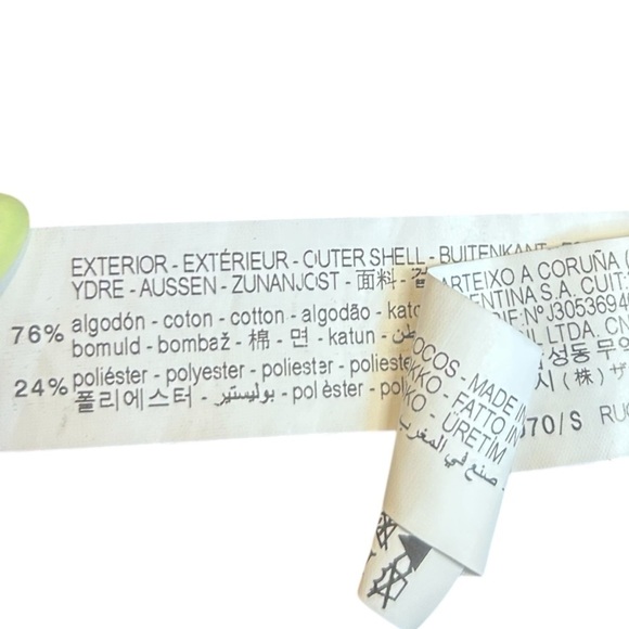 Zara Womens Ecru Black Textured Blazer- Size Small - Picture 2 of 14